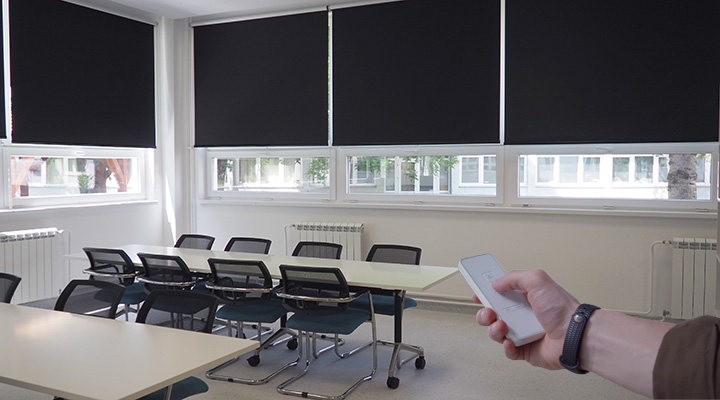 Enhance Your Space with Electric Blackout Roller Blinds