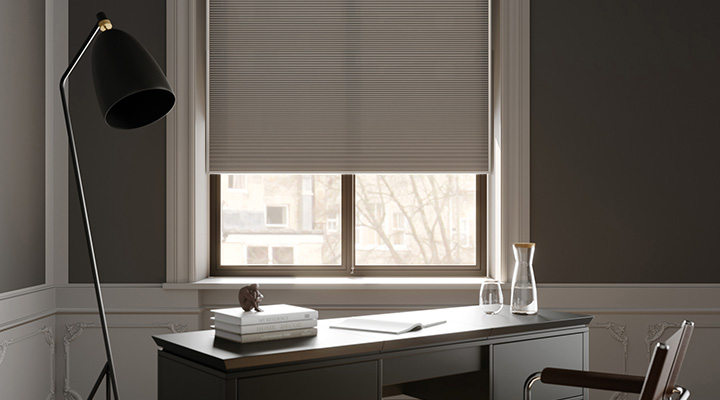 Maximise Productivity with Anti Glare Pleated Blinds