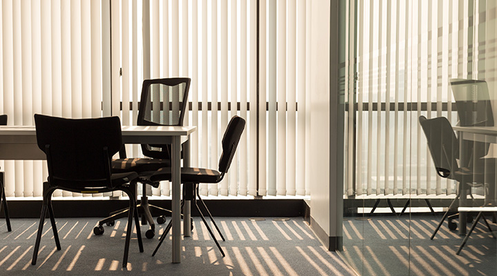 Premium Blackout Vertical Blinds for Workspaces